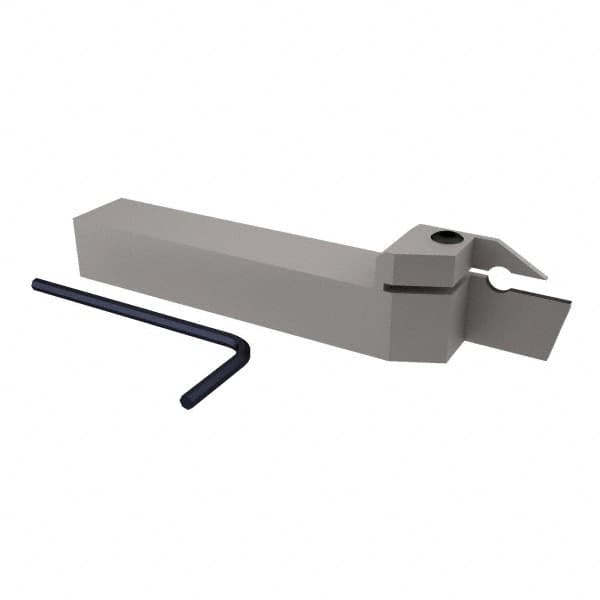 Iscar - HFH, External, Left Hand, 0.98" Max Depth of Cut, 0.157" Max Groove Width, Indexable Grooving Tool Holder - H.PL 40.. Insert Compatibility, 1" Shank Height, 1" Shank Width, 6" OAL - Americas Industrial Supply