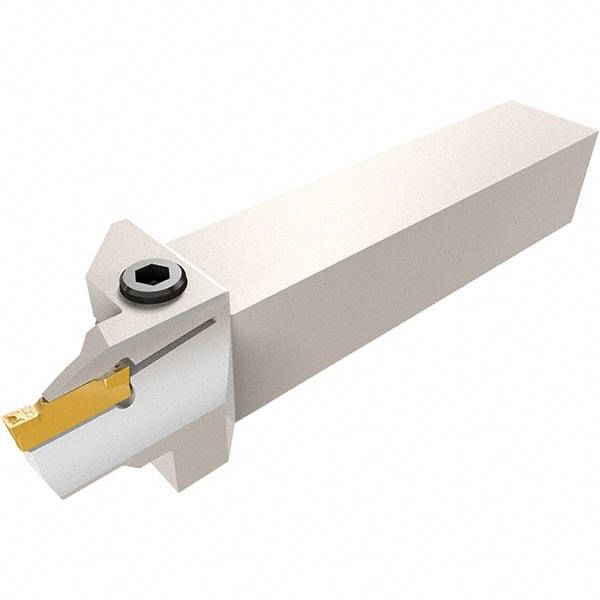 Iscar - HFH, External, Left Hand, 0.98" Max Depth of Cut, 0.118" Max Groove Width, Indexable Grooving Tool Holder - HFPL 30.. Insert Compatibility, 1" Shank Height, 1" Shank Width, 6" OAL - Americas Industrial Supply