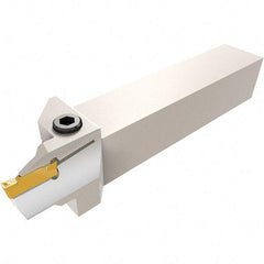 Iscar - HFH, External, Left Hand, 0.98" Max Depth of Cut, 0.118" Max Groove Width, Indexable Grooving Tool Holder - HFPL 30.. Insert Compatibility, 1" Shank Height, 1" Shank Width, 6" OAL - Americas Industrial Supply