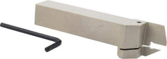 Iscar - HFHR, External, Right Hand, 0.98" Max Depth of Cut, 0.157" Min Groove Width, Indexable Grooving Tool Holder - 1" Shank Height, 1" Shank Width, 6" OAL - Americas Industrial Supply