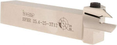 Iscar - HFH, External, Right Hand, 0.47" Max Depth of Cut, 0.118" Min Groove Width, Indexable Grooving Tool Holder - 1" Shank Height, 1" Shank Width, 6" OAL - Americas Industrial Supply