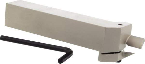 Iscar - HFH, External, Right Hand, 0.67" Max Depth of Cut, 0.197" Max Groove Width, Indexable Grooving Tool Holder - DGN.., GRIP 50.., HFPR 5004 Insert Compatibility, 1" Shank Height, 1" Shank Width, 6" OAL - Americas Industrial Supply