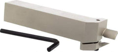 Iscar - HFH, External, Right Hand, 0.67" Max Depth of Cut, 0.197" Max Groove Width, Indexable Grooving Tool Holder - DGN.., GRIP 50.., HFPR 5004 Insert Compatibility, 1" Shank Height, 1" Shank Width, 6" OAL - Americas Industrial Supply