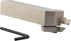 Iscar - HFH, External, Right Hand, 0.47" Max Depth of Cut, 0.157" Max Groove Width, Indexable Grooving Tool Holder - DGN 4.., GRIP 4.., HFPR 4004 Insert Compatibility, 1" Shank Height, 1" Shank Width, 6" OAL - Americas Industrial Supply