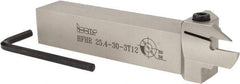 Iscar - HFH, External, Right Hand, 0.47" Max Depth of Cut, 0.118" Min Groove Width, Indexable Grooving Tool Holder - HFPR Insert Compatibility, 1" Shank Height, 1" Shank Width, 6" OAL - Americas Industrial Supply