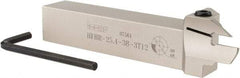 Iscar - HFH, External, Right Hand, 0.47" Max Depth of Cut, 0.118" Max Groove Width, Indexable Grooving Tool Holder - HFPR 30.. Insert Compatibility, 1" Shank Height, 1" Shank Width, 6" OAL - Americas Industrial Supply