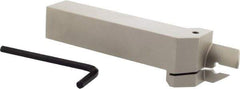 Iscar - HFH, External, Right Hand, 0.98" Max Depth of Cut, 0.157" Max Groove Width, Indexable Grooving Tool Holder - DGN 4.., GRIP 4.., HFPR 4004 Insert Compatibility, 1" Shank Height, 1" Shank Width, 6" OAL - Americas Industrial Supply