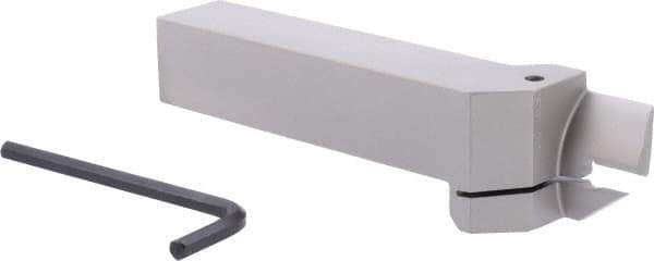 Iscar - HFH, External, Right Hand, 0.98" Max Depth of Cut, 0.236" Max Groove Width, Indexable Grooving Tool Holder - DGN 6303, GRIP 6.., HFPR 6004 Insert Compatibility, 1" Shank Height, 1" Shank Width, 6" OAL - Americas Industrial Supply