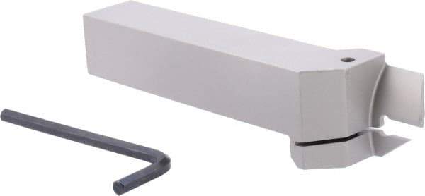 Iscar - HFH, External, Right Hand, 0.87" Max Depth of Cut, 0.118" Max Groove Width, Indexable Grooving Tool Holder - HFPR 30.. Insert Compatibility, 1" Shank Height, 1" Shank Width, 6" OAL - Americas Industrial Supply