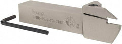 Iscar - HFH, External, Right Hand, 1.26" Max Depth of Cut, 0.197" Min Groove Width, Indexable Grooving Tool Holder - 1" Shank Height, 1" Shank Width, 6" OAL - Americas Industrial Supply