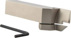 Iscar - HFH, External, Right Hand, 1.26" Max Depth of Cut, 0.197" Max Groove Width, Indexable Grooving Tool Holder - DGN.., GRIP 50.., HFPR 5004 Insert Compatibility, 1" Shank Height, 1" Shank Width, 6" OAL - Americas Industrial Supply
