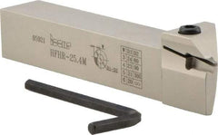 Iscar - HFH, Internal or External, Right Hand, 0.209" Max Depth of Cut, 0.118 to 0.236" Groove Width, Indexable Grooving Tool Holder - HFPR Insert Compatibility, 1" Shank Height, 1" Shank Width, 6" OAL - Americas Industrial Supply