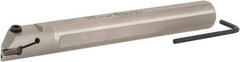 Iscar - HFI, Internal, Right Hand, 0.197" Max Depth of Cut, 0.157 to 0.236" Groove Width, Indexable Grooving Tool Holder - 1" Shank Width, 8" OAL, Through Coolant - Americas Industrial Supply