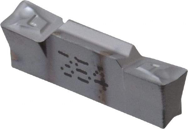 Iscar - 4004HFPL Grade IC354, 4mm Cutting Width Carbide Grooving Insert - 2mm Max Depth of Cut, Left Hand, 0.4mm Corner Radius, TiCN Finish - Americas Industrial Supply