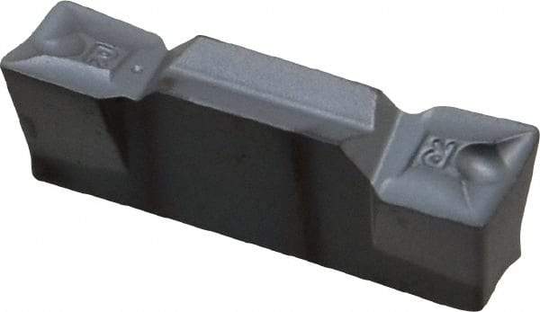 Iscar - 5004HFPR Grade IC354, 5mm Cutting Width Carbide Grooving Insert - 2.5mm Max Depth of Cut, Right Hand, 0.4mm Corner Radius, TiCN Finish - Americas Industrial Supply