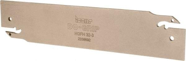 Iscar - 1.2598" Blade Height, 0.0945" Blade Width, 5.9055" OAL, Neutral Cut, Double End Indexable Cut-Off Blade - HGFH Blade - Americas Industrial Supply