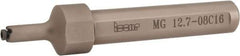 Iscar - MG, Internal, Right Hand, 0.059" Max Depth of Cut, 0.02 to 0.118" Groove Width, Indexable Grooving Tool Holder - GIQR/L 8 Insert Compatibility, 1/2" Shank Width, 3.62" OAL, Through Coolant - Americas Industrial Supply