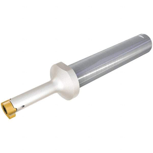 Iscar - MG, Internal, Neutral, 1.5mm Max Depth of Cut, 0.5 to 3mm Groove Width, Indexable Grooving Tool Holder - GIQ. 8.. Insert Compatibility, 12mm Shank Width, 92mm OAL, Through Coolant - Americas Industrial Supply