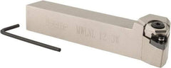 Iscar - MWLN, Left Hand Cut, 3/4" Shank Height x 3/4" Shank Width, Negative Rake Indexable Turning Toolholder - 4-1/2" OAL, WNM..3 Insert Compatibility, Series Isoturn - Americas Industrial Supply