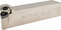 Iscar - MWLN, Right Hand Cut, 1-1/4" Shank Height x 1-1/4" Shank Width, Negative Rake Indexable Turning Toolholder - 6" OAL, WNM..43.. Insert Compatibility, Series Isoturn - Americas Industrial Supply