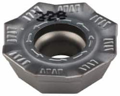 Iscar - OEMT060405 76 Grade IC328 Carbide Milling Insert - TiCN Finish, 0.1866" Thick, 0.5618" Inscribed Circle, 0.5mm Corner Radius - Americas Industrial Supply