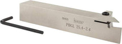 Iscar - PHG, External, Left Hand, 0.67" Max Depth of Cut, 3/32 to 1/8" Groove Width, Indexable Grooving Tool Holder - GDMW 2.4 Insert Compatibility, 1" Shank Height, 1" Shank Width, 6" OAL - Americas Industrial Supply