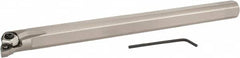 Iscar - 1" Min Bore Diam, 10" OAL, 3/4" Shank Diam, Indexable Boring Bar - 1.1" Max Bore Depth, Screw Holding Method - Americas Industrial Supply