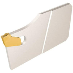 Iscar - 1.6" Groove Width, Neutral Cut, SGB Indexable Grooving Blade - GFN-A, GFN-C, GFN-J, GFR/L-C, GFR/L-J Insert Style, Series Self-Grip - Americas Industrial Supply