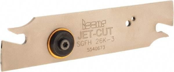 Iscar - 2.7 to 3.53mm Groove Width, Neutral Cut, SGFH Indexable Grooving Blade - GFN-A, GFN-C, GFN-J, GFN-M, GFN-U, GFN-W, GFR-U, GFR/L-C, GFR/L-J, GFR/L-W Insert Style, Series Self-Grip - Americas Industrial Supply