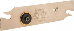 Iscar - 2.7 to 3.53mm Groove Width, Neutral Cut, SGFH Indexable Grooving Blade - GFN-A, GFN-C, GFN-J, GFN-M, GFN-U, GFN-W, GFR-U, GFR/L-C, GFR/L-J, GFR/L-W Insert Style, Series Self-Grip - Americas Industrial Supply