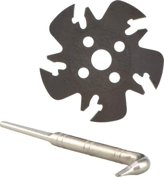 Iscar - Arbor Hole Connection, 0.5906" Depth of Cut, 63mm Cutter Diam, 0.3937" Hole Diam, 5 Tooth Indexable Slotting Cutter - SGSF Toolholder, GSF. Insert - Americas Industrial Supply