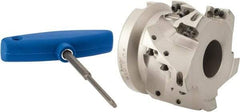Iscar - 15 Inserts, 3" Cut Diam, 1-1/4" Arbor Diam, 1-1/2" Max Depth of Cut, Indexable Square-Shoulder Face Mill - 0/90° Lead Angle, 2.38" High, AD..1505.. & HM90 AD..1505.. Insert Compatibility, Series SM - Americas Industrial Supply