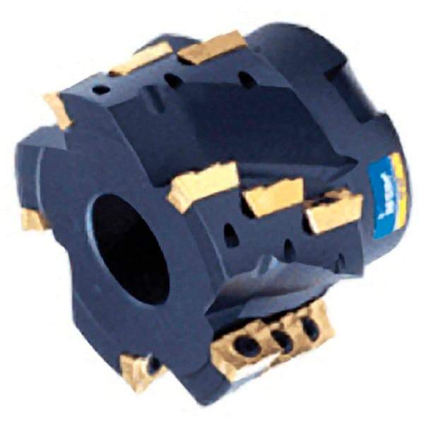 Iscar - 6 Inserts, 50mm Cut Diam, 27mm Arbor Diam, 25mm Max Depth of Cut, Indexable Square-Shoulder Face Mill - 0/90° Lead Angle, 56mm High, AD.. 1505 Insert Compatibility, Series Heli2000 - Americas Industrial Supply