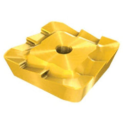 Iscar - SPKR42 HS Grade IC520M Carbide Milling Insert - TiCN Finish, 1/8" Thick, 1/2" Inscribed Circle - Americas Industrial Supply