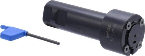 Iscar - Self-Grip 1-1/4" Drive Shank Milling Tip Insert Holder & Shank - 4.72" OAL, SW Tool Holder - Americas Industrial Supply