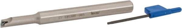 Iscar - 0.276" Min Bore Diam, 4" OAL, 3/8" Shank Diam, Indexable Boring Bar - 0.937" Max Bore Depth, WB.. 520L Insert, Screw or Clamp Holding Method - Americas Industrial Supply