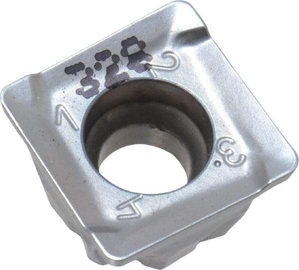Iscar - S90MT1106 R Grade IC328 Carbide Milling Insert - TiCN Finish, 0.2362" Thick, 0.4291" Inscribed Circle, 0.8mm Corner Radius - Americas Industrial Supply