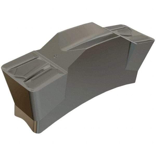 Iscar - 402TGMF Grade IC428, 4mm Cutting Width Carbide Grooving Insert - 14.7mm Max Depth of Cut, Neutral, 0.2mm Corner Radius, TiC/Al2O3 Finish - Americas Industrial Supply