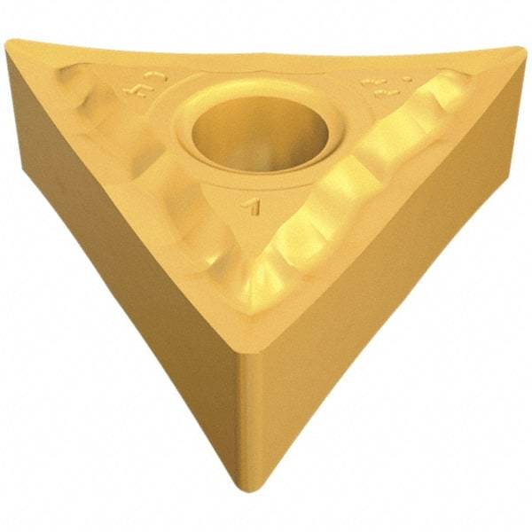 Iscar - TNMG331 PP Grade IC20 Carbide Turning Insert - Uncoated, 60° Triangle, 3/8" Inscr Circle, 3/16" Thick, 1/64" Corner Radius - Americas Industrial Supply