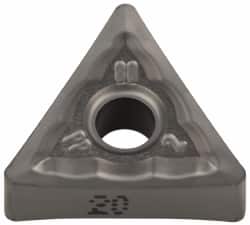 Iscar - TNMG332 PP Grade IC20 Carbide Turning Insert - Uncoated, 60° Triangle, 3/8" Inscr Circle, 3/16" Thick, 1/32" Corner Radius - Americas Industrial Supply