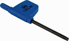 Iscar - T10 Torx Drive, Key for Indexable Threading and Toolholder - Compatible with Insert Screws - Americas Industrial Supply