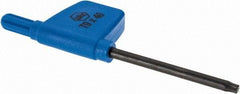 Iscar - T9 Torx Drive, Key for Indexable Grooving - Compatible with Insert Screws - Americas Industrial Supply