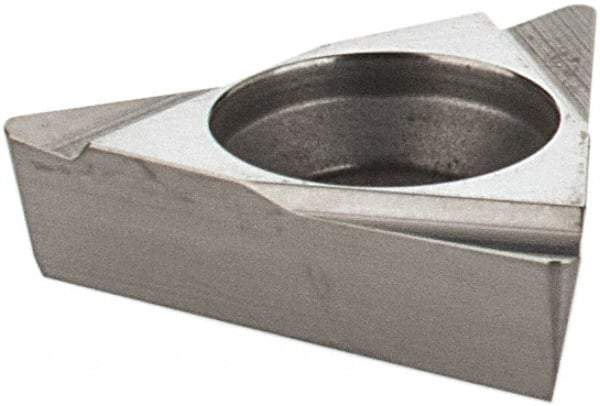 Iscar - TPGX731 L Grade IC54 Carbide Turning Insert - Uncoated, 60° Triangle, 7/32" Inscr Circle, 3/32" Thick, 1/64" Corner Radius - Americas Industrial Supply