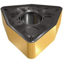 Iscar - WNMG3-2 TF Grade IC20 Carbide Turning Insert - Uncoated, 80° Trigon, 3/8" Inscr Circle, 5/32" Thick, 1/32" Corner Radius - Americas Industrial Supply