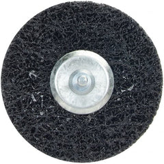 Merit Abrasives - 4" Very Coarse Grade Deburring Disc - 1/4" Shank Diam, Shank Connection - Americas Industrial Supply