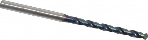 OSG - 1/8" 130° Vanadium High Speed Steel Jobber Drill - WD1 Finish, Right Hand Cut, Spiral Flute, Straight Shank, 68mm OAL, Faceted Point - Americas Industrial Supply