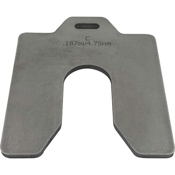 Maudlin Products - Metal Shim Stock Type: Slotted Shim Material: Stainless Steel - Americas Industrial Supply