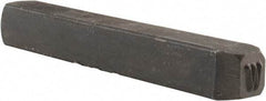 Made in USA - 5/32" Character Size, W Character, Heavy Duty Individual Steel Stamp - Steel, Individual - Americas Industrial Supply