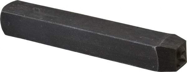 Made in USA - 3/16" Character Size, 2 Character, Heavy Duty Individual Steel Stamp - Steel, Individual - Americas Industrial Supply