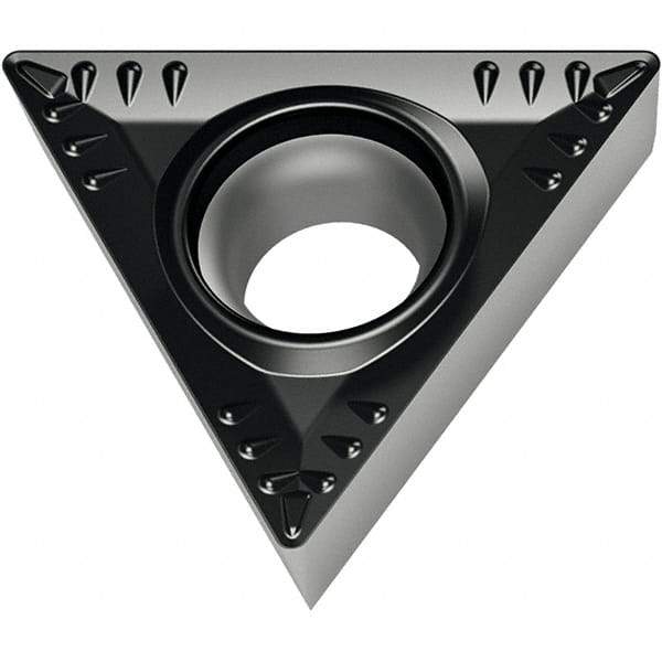 Walter - TCMT21.52 RP4 Grade WPP30S Carbide Turning Insert - TiCN/Al2O3/TiN Finish, 60° Triangle, 1/4" Inscr Circle, 3/32" Thick, 1/32" Corner Radius - Americas Industrial Supply